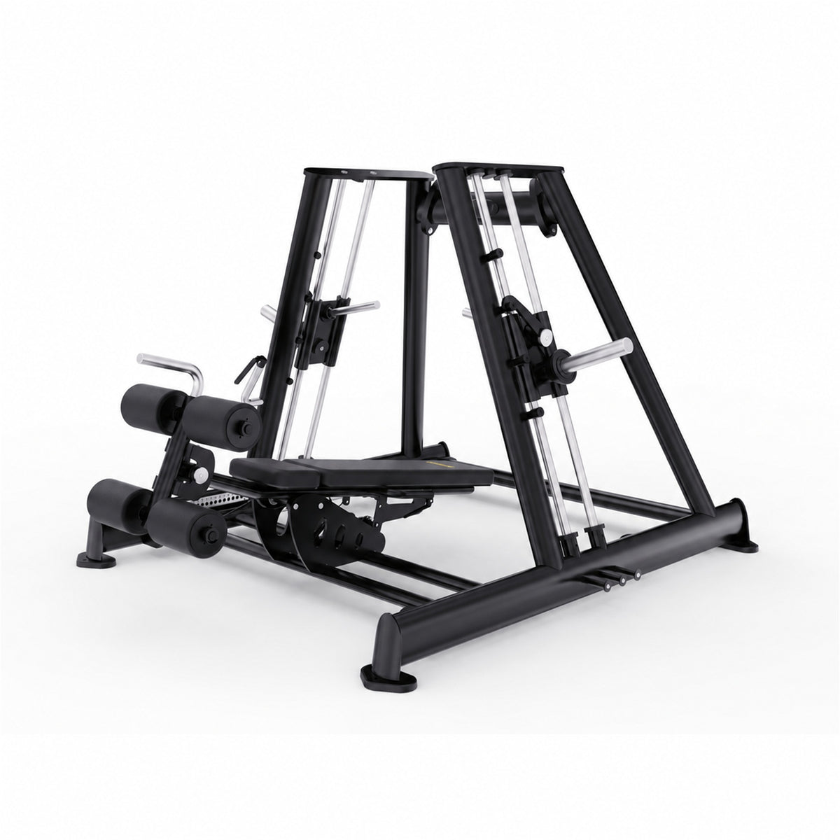 DHZ TITAN Extreme T946 Power Dual Smith Chest Press – Plate-Loaded – power dual smith chest press obsidian black hauptansicht