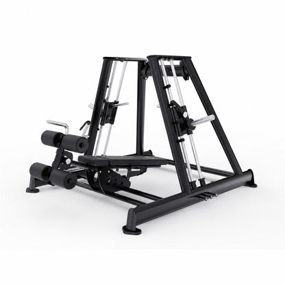 DHZ TITAN Extreme T946 Power Dual Smith Chest Press – Plate-Loaded – power dual smith chest press obsidian black hauptansicht