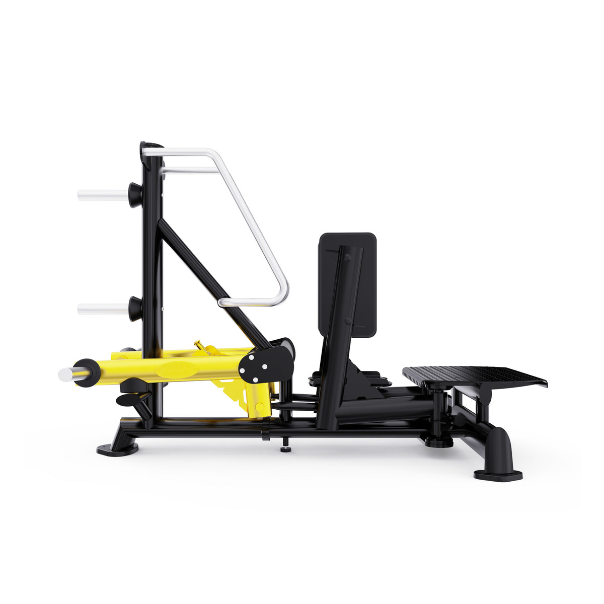 DHZ TITAN Extreme T947 Standing Abductor – Professionelle Plate-Loaded – standing abductor schwarz gold seitenansicht