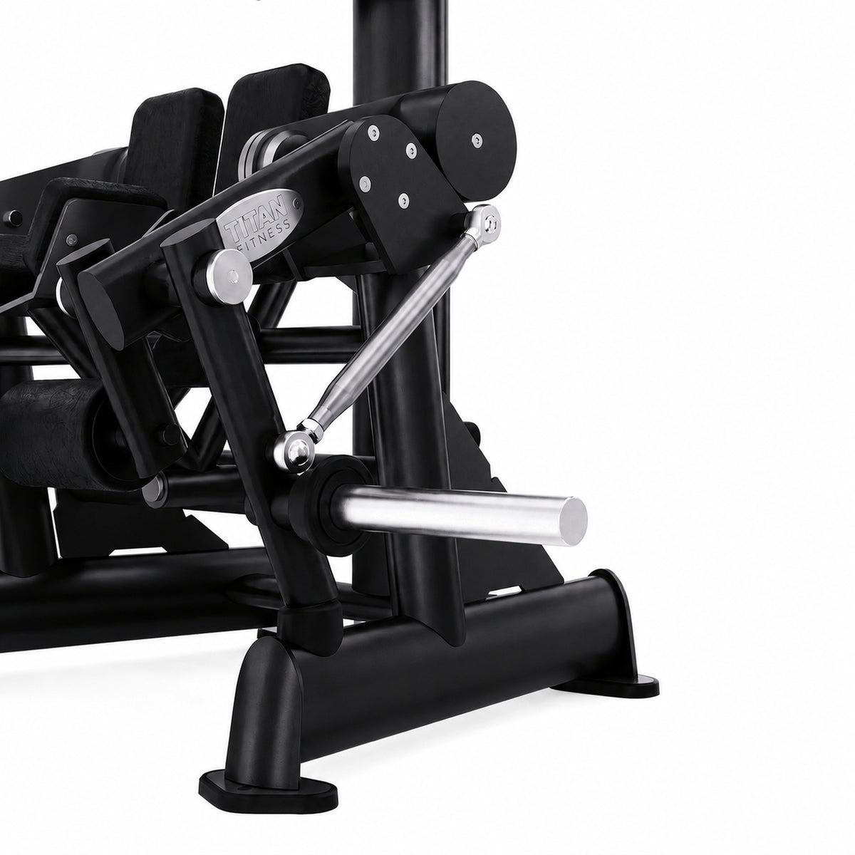 DHZ TITAN Extreme T953 Standing Alternate Leg Curl – standing alternate leg curl obsidian black hebelarm detail