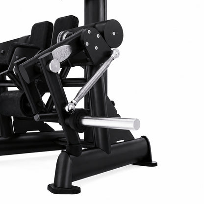 DHZ TITAN Extreme T953 Standing Alternate Leg Curl – standing alternate leg curl obsidian black hebelarm detail