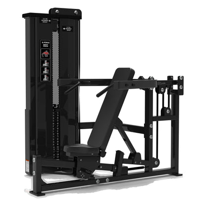 DHZ S-FORCE SM5084 Dual Chest & Shoulder Press – chest press a shoulder press v jednom pro fitness centra