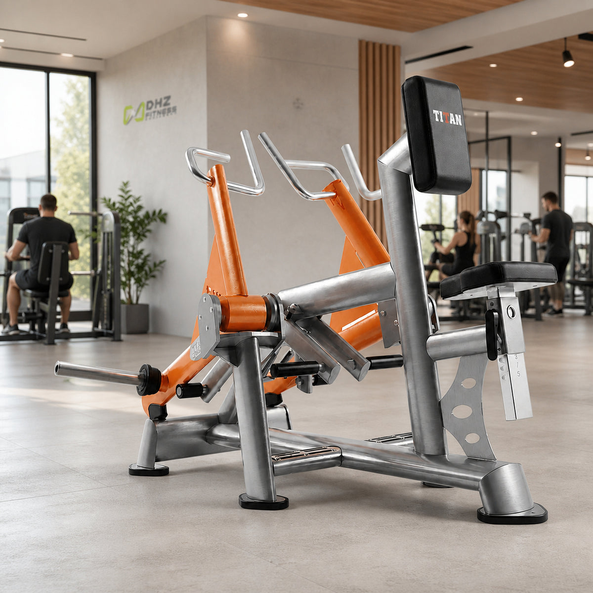 DHZ TITAN Extreme T902 Rowing Machine – Rudermaschine für Rückentraining – Premium Fitnessstudio Ambiente