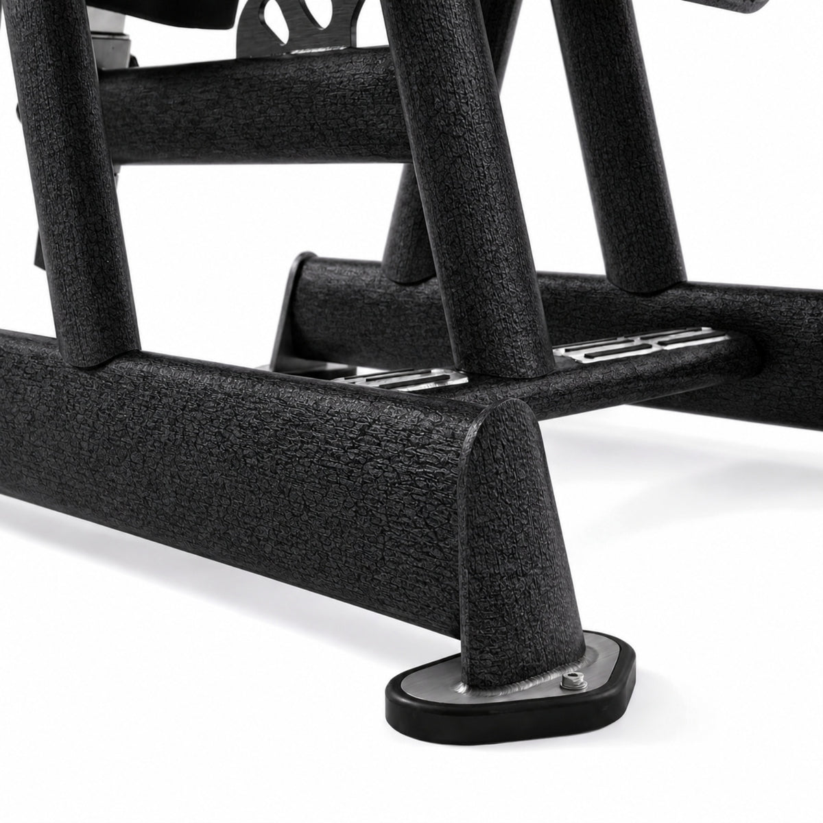 DHZ TITAN Extreme T908 Alternate Curling – Bizepsmaschine für isoliertes Armtraining – alternate curling obsidian black rahmen detail