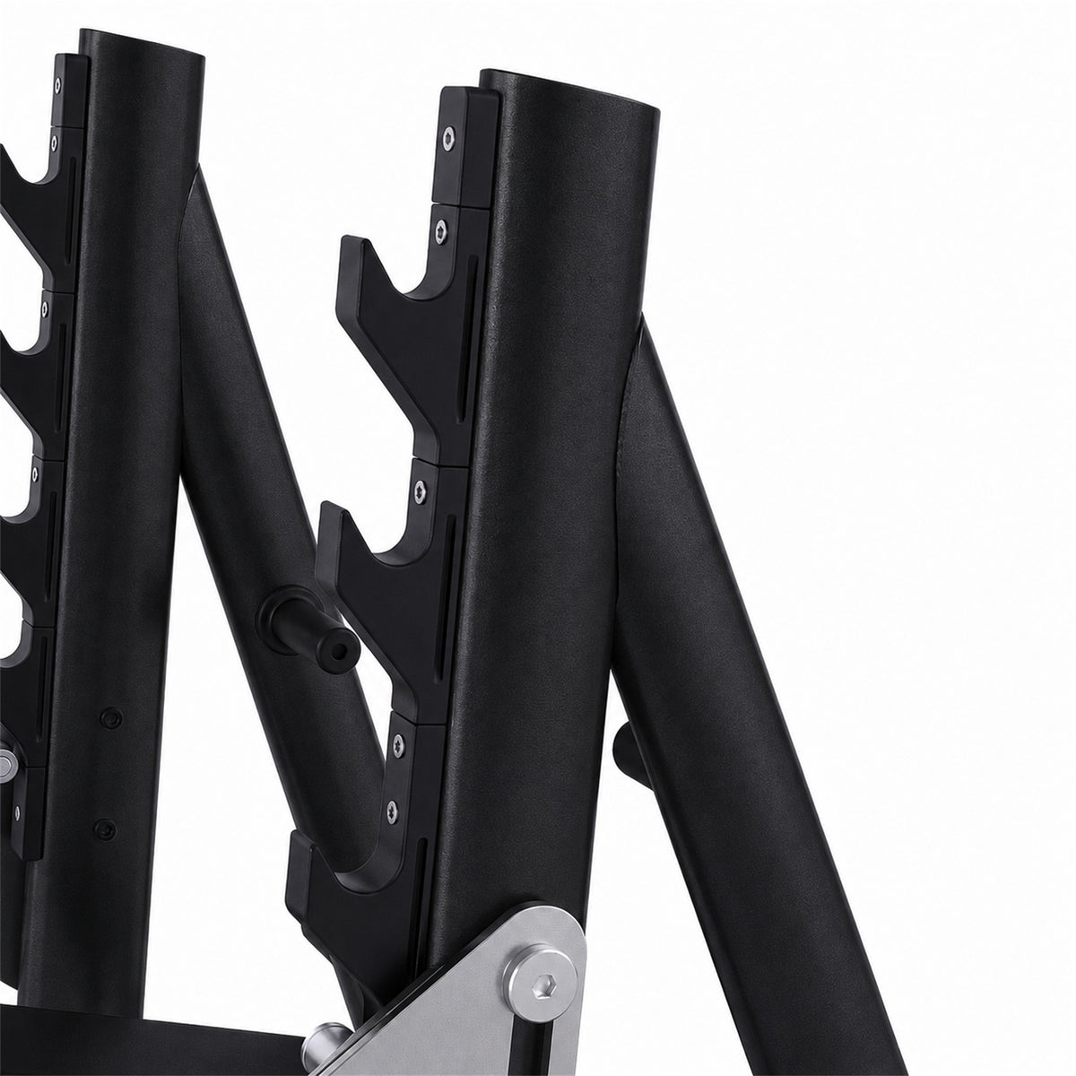 DHZ TITAN Extreme T931 Olympic Decline Bench – Professionelle Negativbank – olympic decline bench langhantelbank obsidian black hantelablage detail