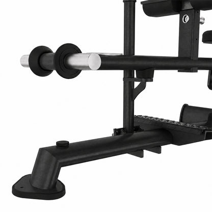 DHZ TITAN Extreme T937 Seated Calf – Professionelle Wadenmaschine – seated calf wadenmaschine obsidian black gewichtshorn detail