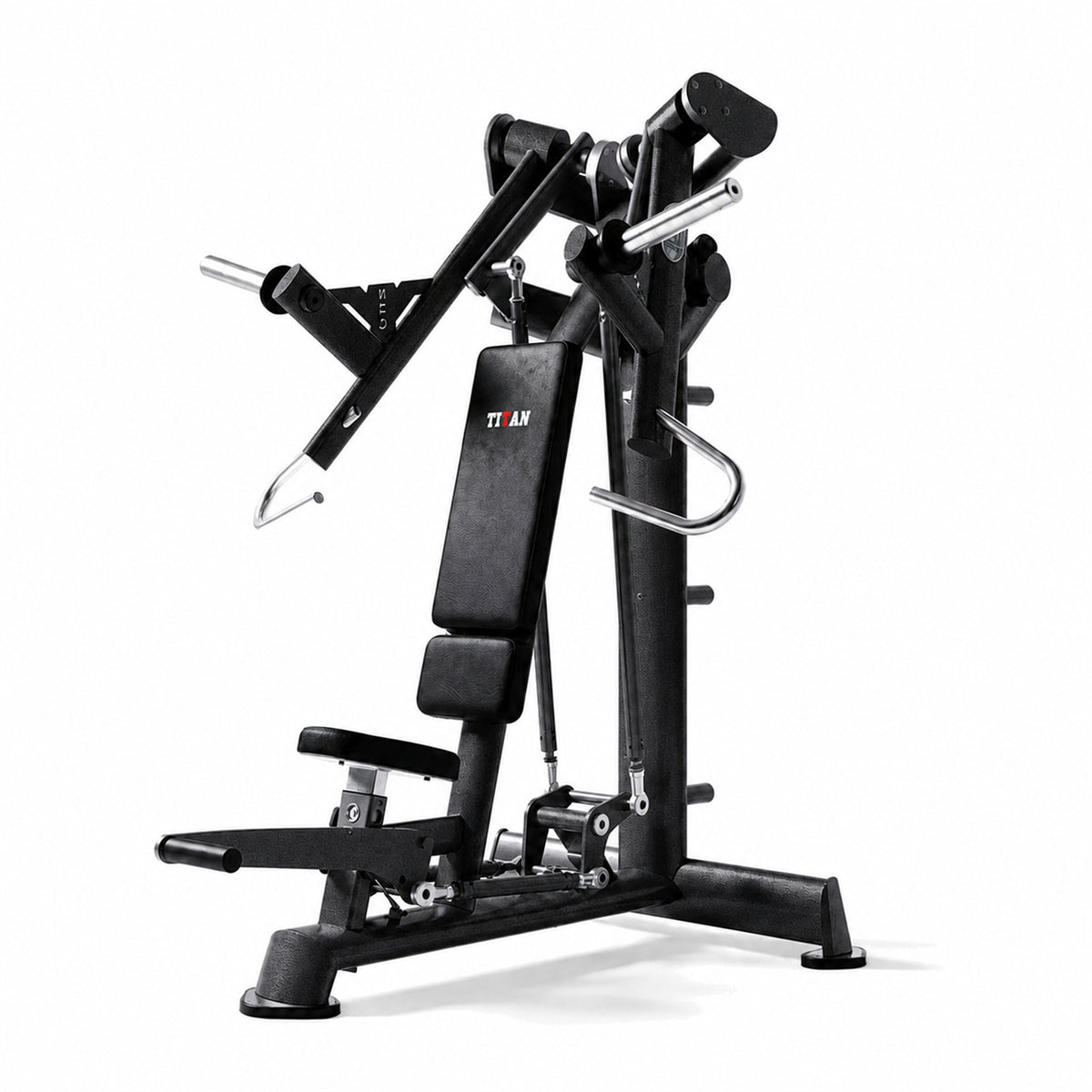 DHZ TITAN Extreme T903 Super Incline Wide Chest Press – Schrägbank – super incline wide chest press obsidian black hauptansicht