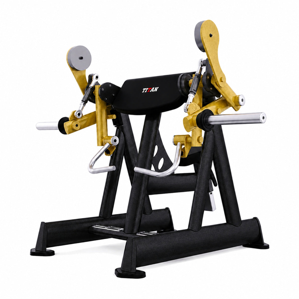 DHZ TITAN Extreme T908 Alternate Curling – Bizepsmaschine für isoliertes Armtraining – alternate curling schwarz gold hauptansicht