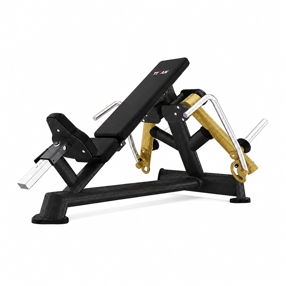 DHZ TITAN Extreme T921 Incline Fly – Schrägbank Butterfly für obere Brust – incline fly obere brust schwarz gold hauptansicht