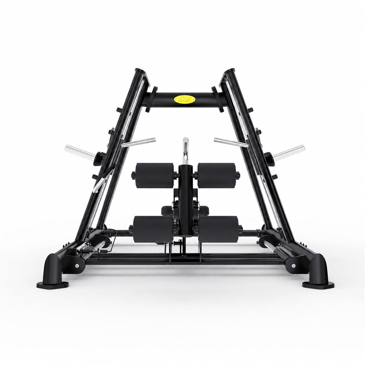 DHZ TITAN Extreme T946 Power Dual Smith Chest Press – Plate-Loaded – power dual smith chest press obsidian black frontansicht