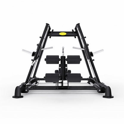 DHZ TITAN Extreme T946 Power Dual Smith Chest Press – Plate-Loaded – power dual smith chest press obsidian black frontansicht