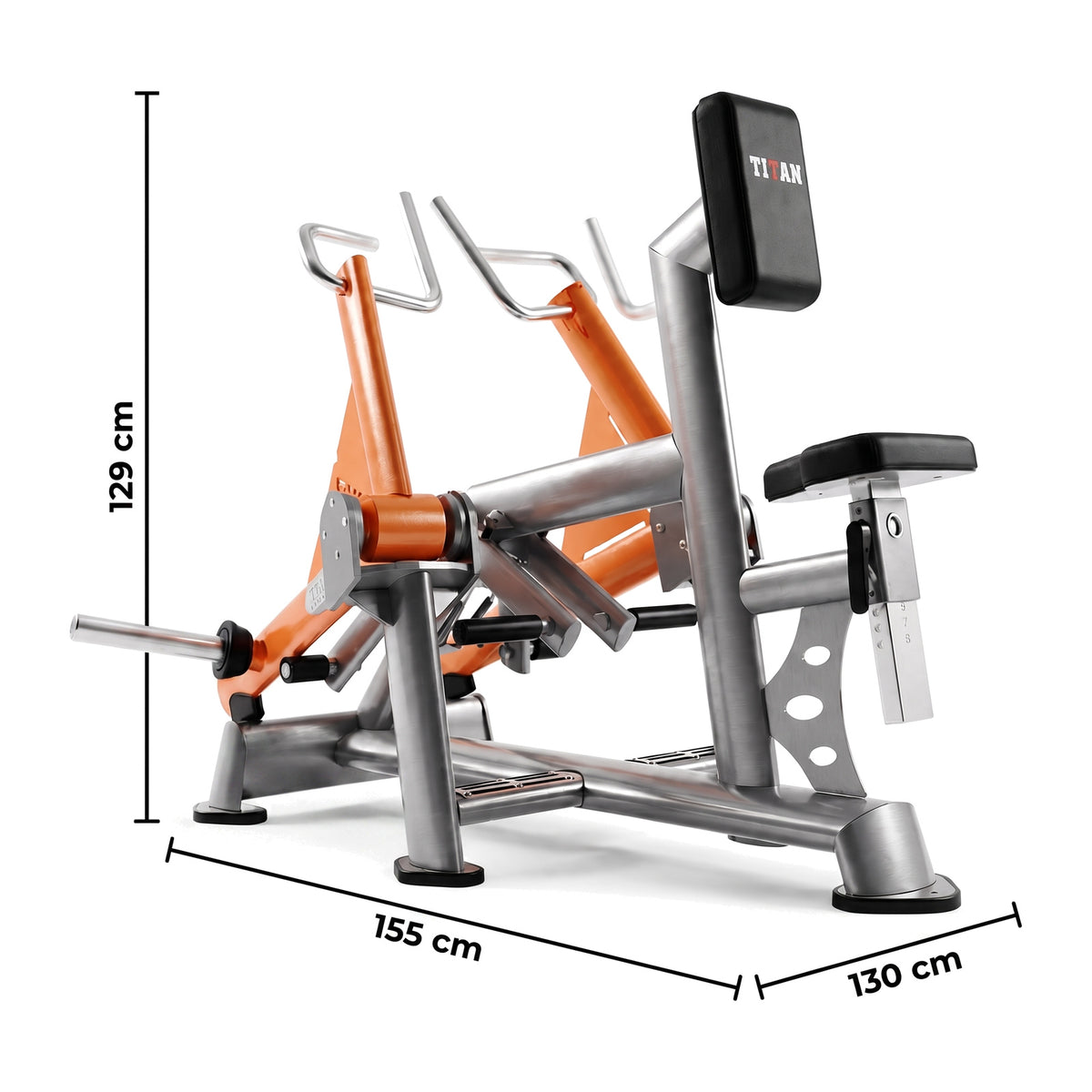 DHZ TITAN Extreme T902 Rowing Machine – Rudermaschine für Rückentraining – Geräteabmessungen