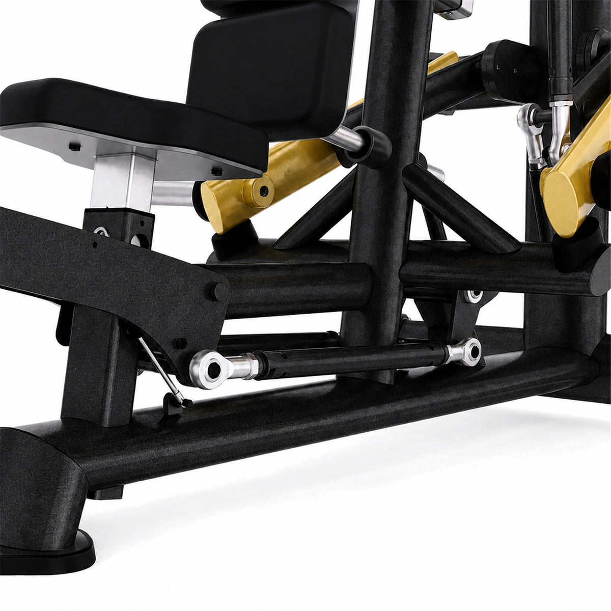 DHZ TITAN Extreme T909 Super Deltoid Press – Professionelle Schulterpresse für effektives Schultertraining – super deltoid press schwarz gold rahmen detail