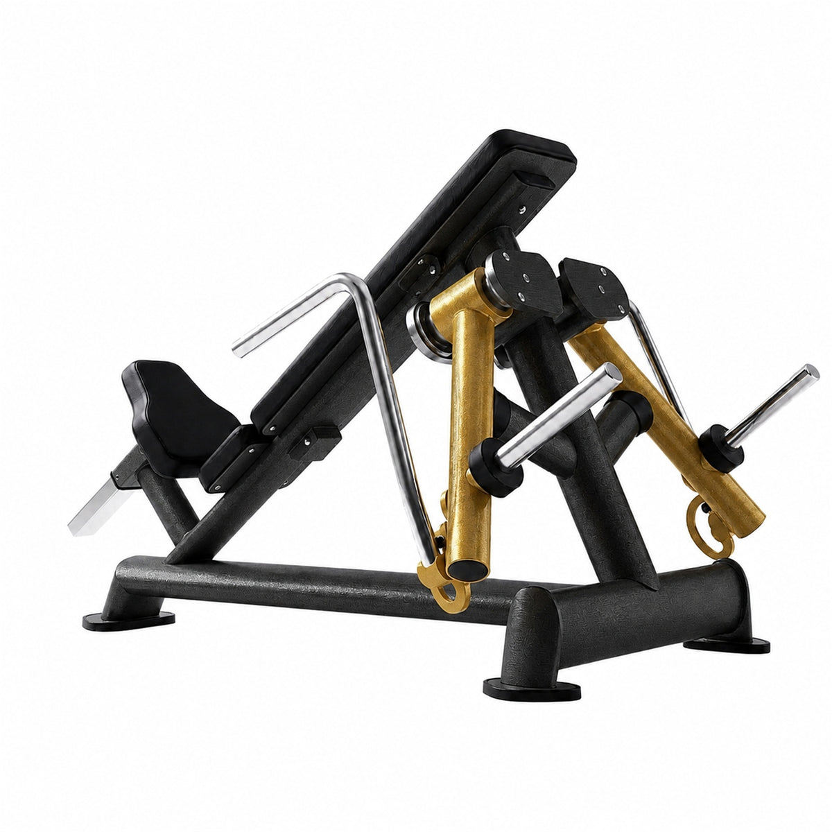 DHZ TITAN Extreme T921 Incline Fly – Schrägbank Butterfly für obere Brust – incline fly obere brust schwarz gold rueckansicht