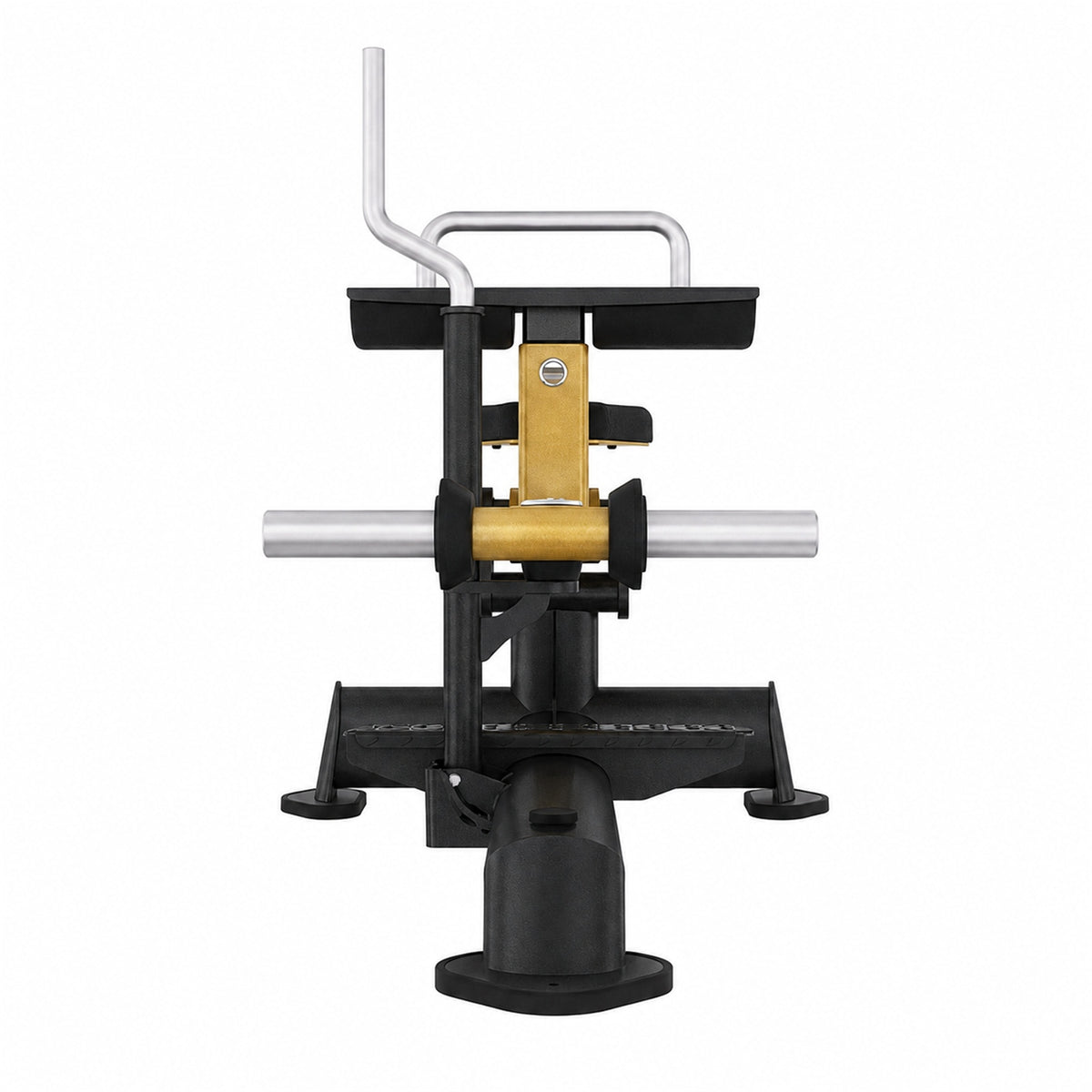 DHZ TITAN Extreme T937 Seated Calf – Professionelle Wadenmaschine – seated calf wadenmaschine schwarz gold frontansicht