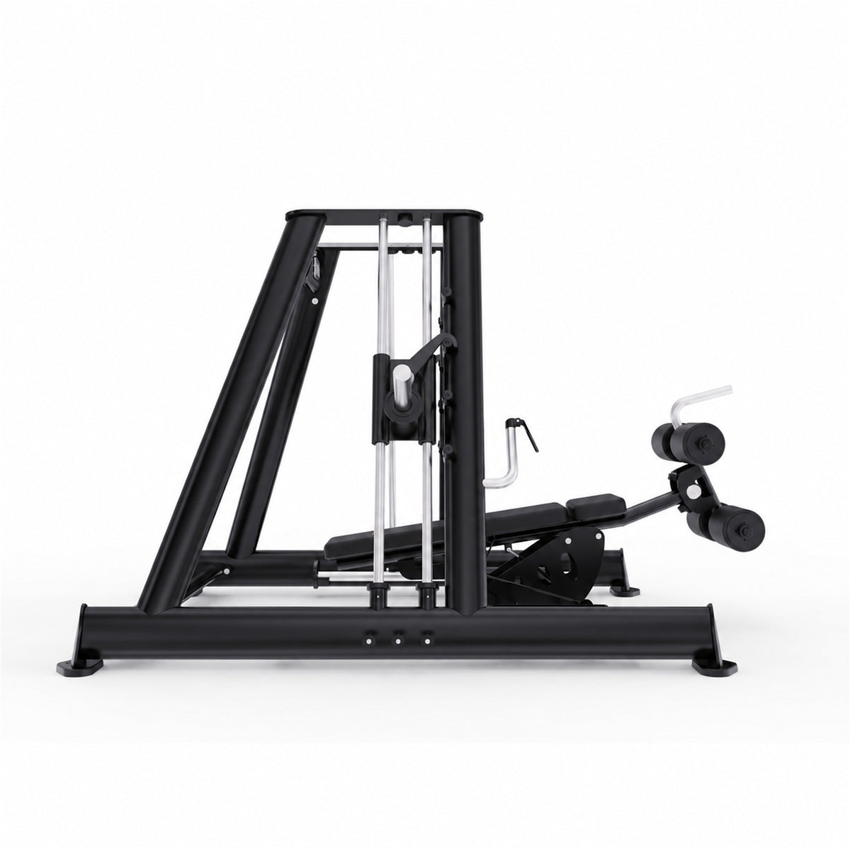 DHZ TITAN Extreme T946 Power Dual Smith Chest Press – Plate-Loaded – power dual smith chest press obsidian black seitenansicht