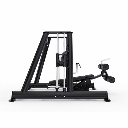 DHZ TITAN Extreme T946 Power Dual Smith Chest Press – Plate-Loaded – power dual smith chest press obsidian black seitenansicht