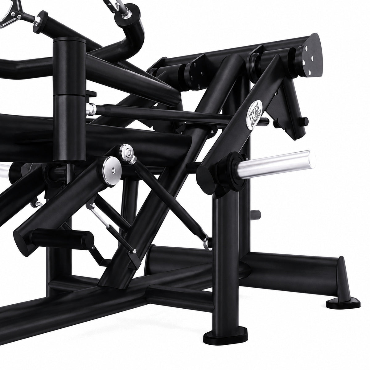 DHZ TITAN Extreme T950 Super Row Circular – super row circular obsidian black gewichtaufnahme mechanik detail