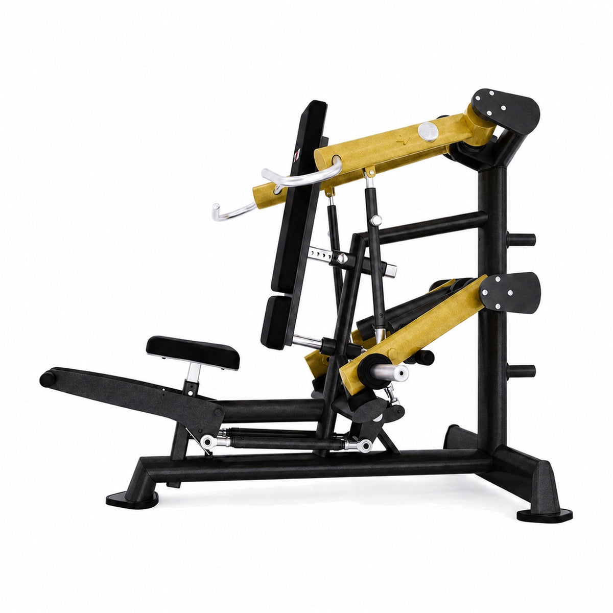 DHZ TITAN Extreme T909 Super Deltoid Press – Professionelle Schulterpresse für effektives Schultertraining – super deltoid press schwarz gold seitenansicht
