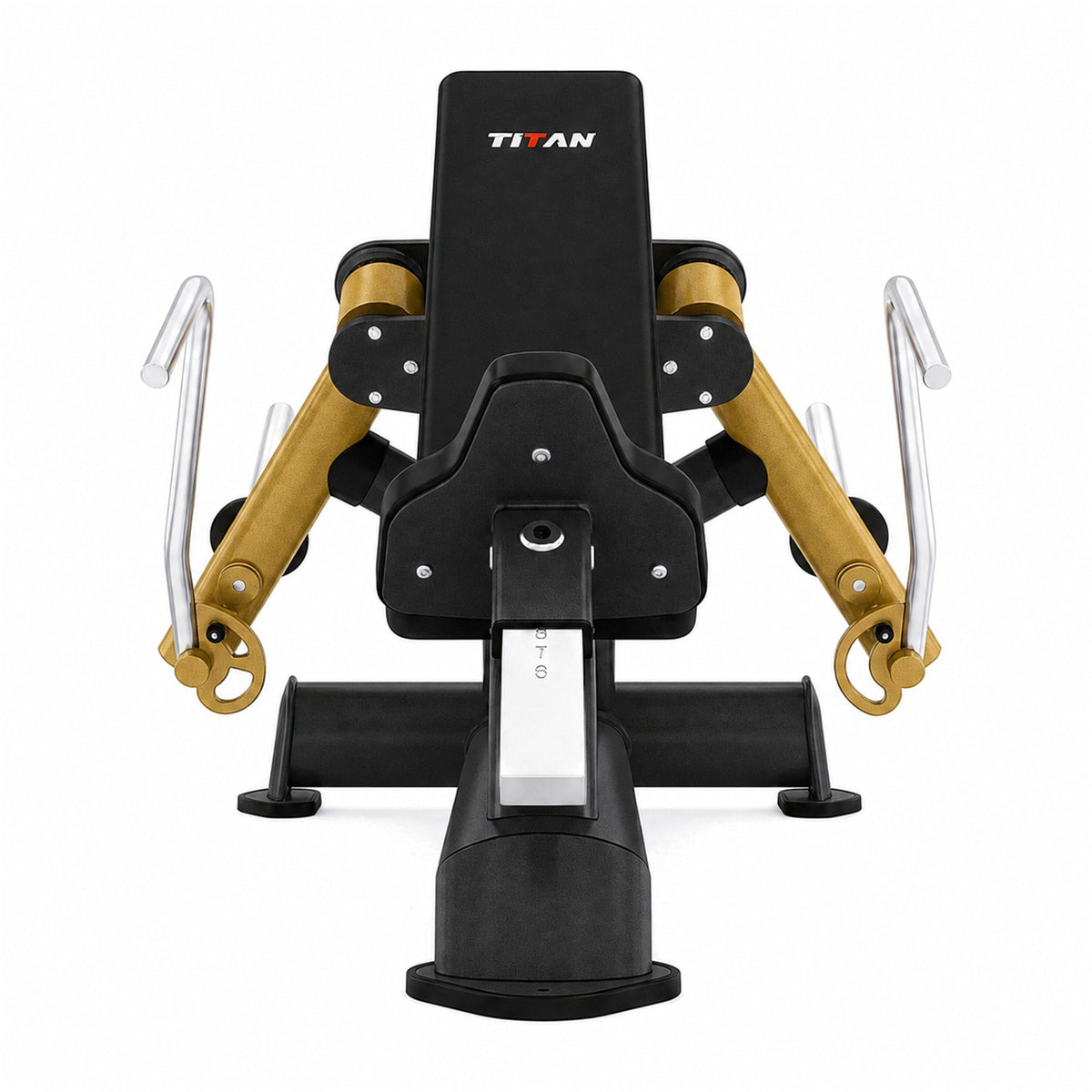 DHZ TITAN Extreme T921 Incline Fly – Schrägbank Butterfly für obere Brust – incline fly obere brust schwarz gold frontansicht