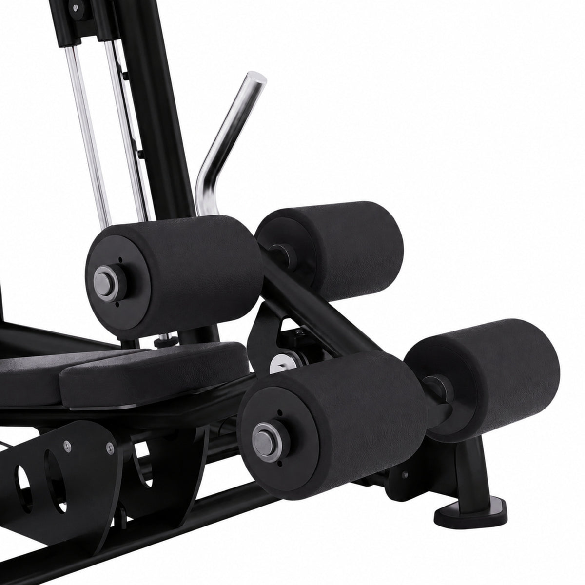 DHZ TITAN Extreme T946 Power Dual Smith Chest Press – Plate-Loaded – power dual smith chest press obsidian black polster rollen detail