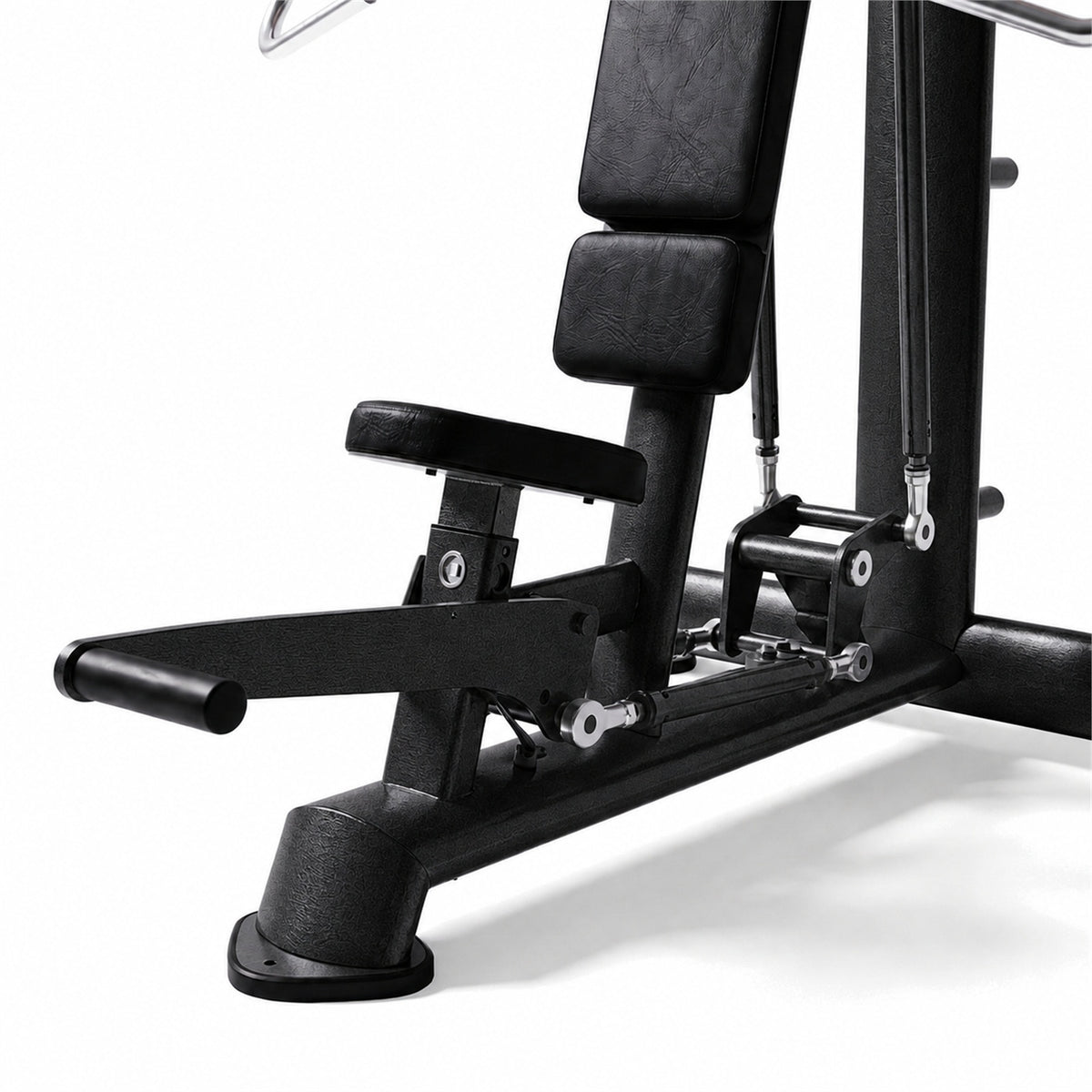 DHZ TITAN Extreme T903 Super Incline Wide Chest Press – Schrägbank – super incline wide chest press obsidian black sitzmechanik detail