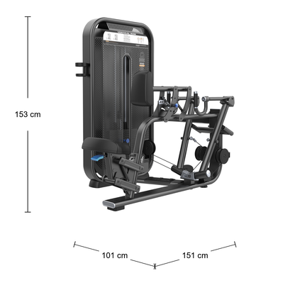 DHZ E7034 Vertical Row Abmessungen 151 × 101 × 153 cm