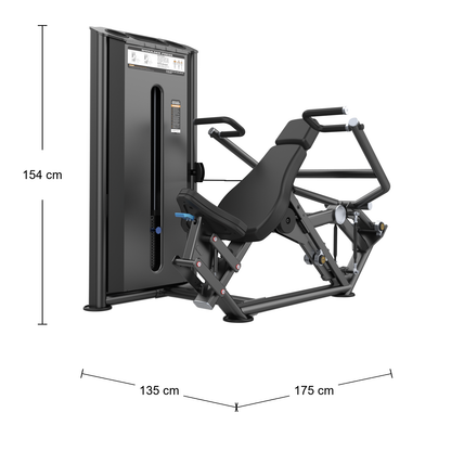DHZ U2006 Shoulder Press Abmessungen 175 × 135 × 154 cm