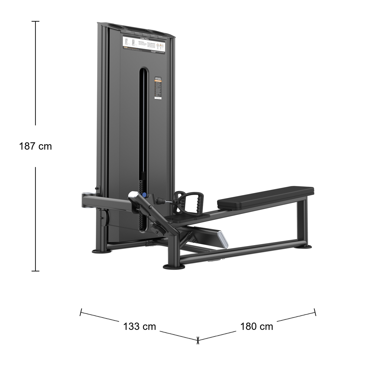 DHZ U2033 Long Pull Abmessungen 180 × 133 × 187 cm