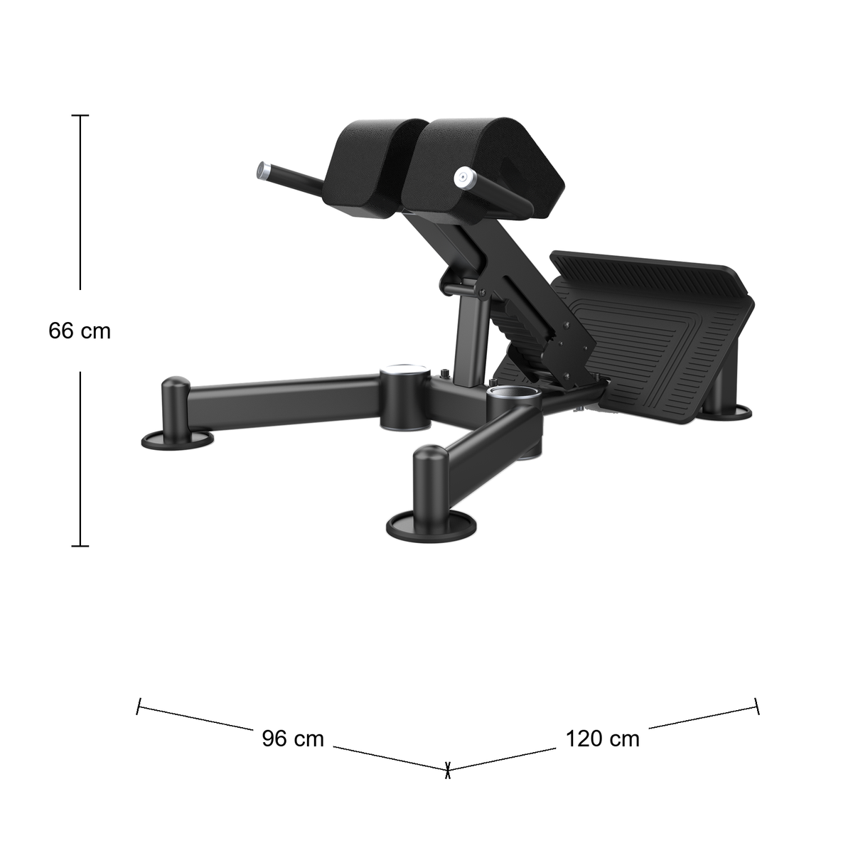 DHZ U2045 Back Extension Abmessungen 120 × 96 × 66 cm