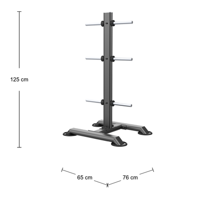 DHZ U2054 Vertical Plate Tree Abmessungen 76 × 65 × 125 cm