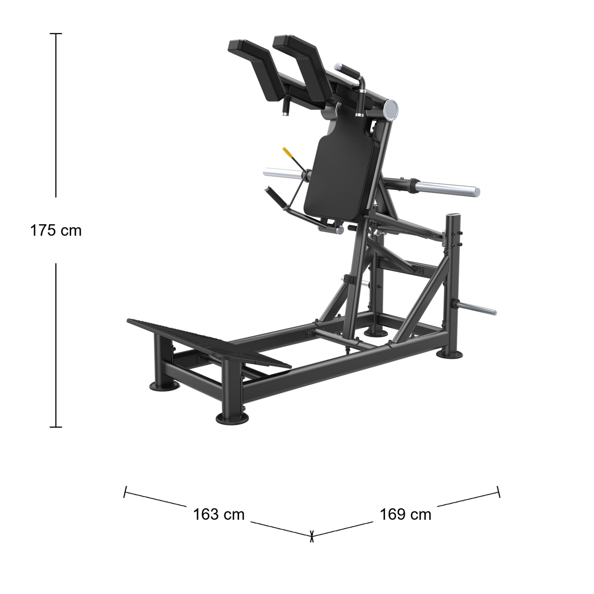 DHZ U2065 Super Squat Abmessungen 169 × 163 × 175 cm