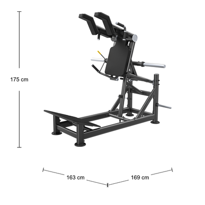 DHZ U2065 Super Squat Abmessungen 169 × 163 × 175 cm