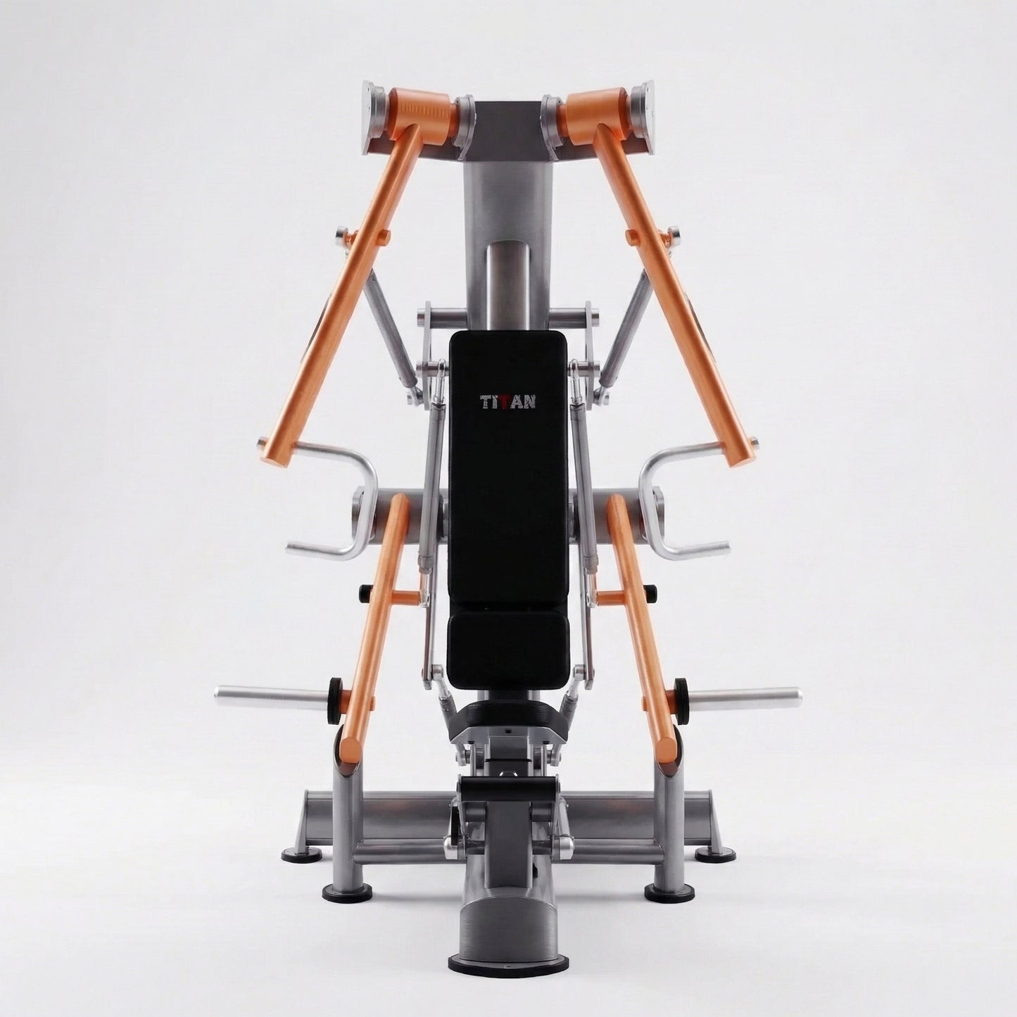 DHZ Fitness DHZ TITAN Mechanix stiskalnica za prsi Y905ZAG - stiskalnica za prsi s ploščami
