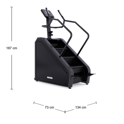 DHZ A4004 Compact Stairclimber Abmessungen 134 × 73 × 187 cm