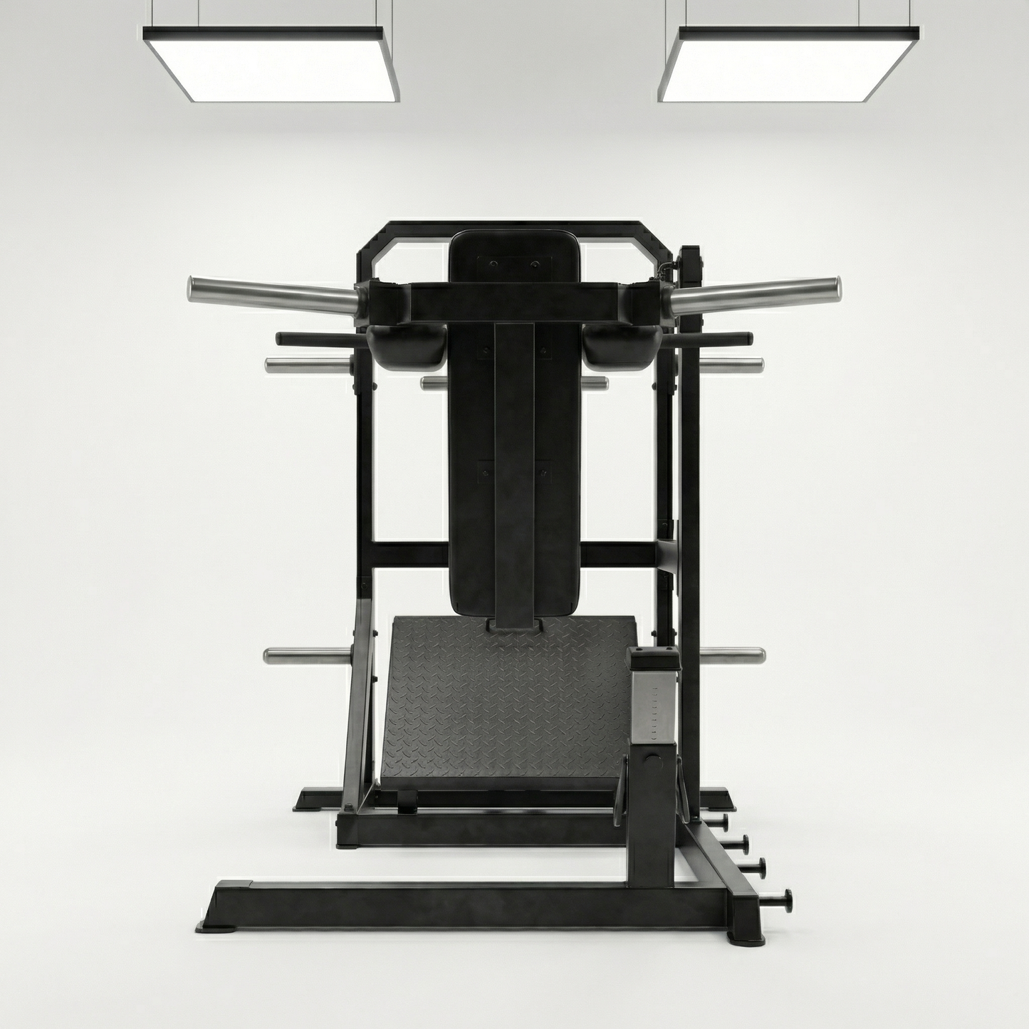 DHZ A610 Pendulum Squat – Plate Loaded Kniebeugenmaschine für professionelles Beintraining