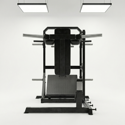DHZ A610 Pendulum Squat – Plate Loaded Kniebeugenmaschine für professionelles Beintraining