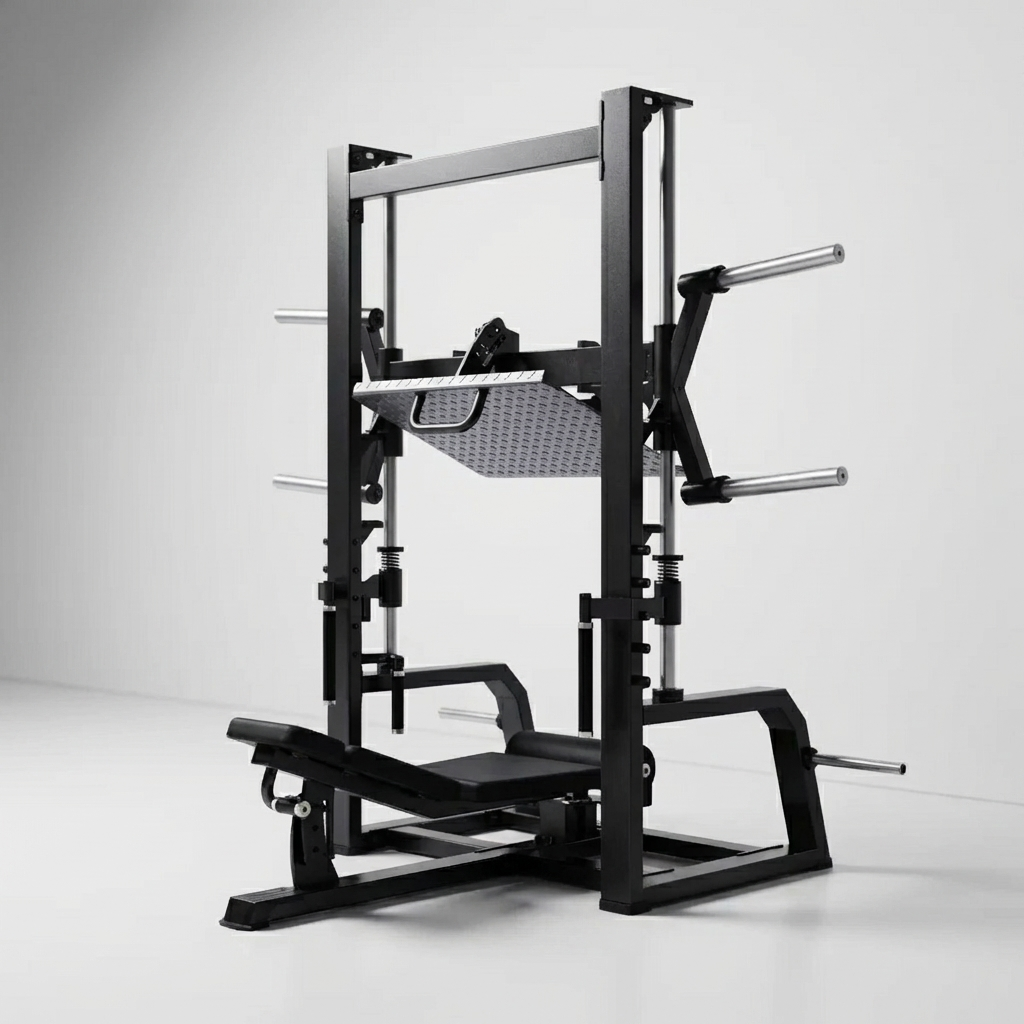 DHZ A616 Adjustable Vertical Leg Press – Professionelle Plate-Loaded Beinpresse