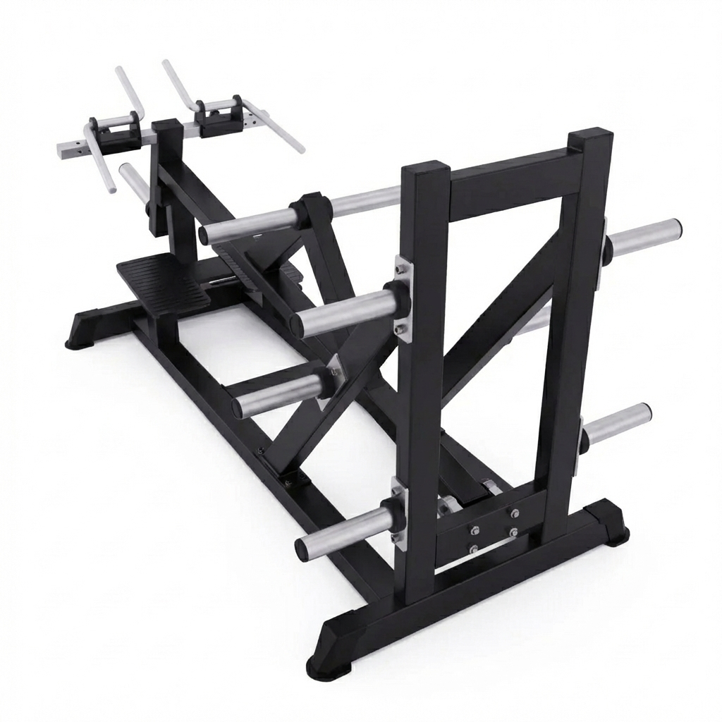DHZ A617 Standing T-Bar Row – Professionelle Plate-Loaded Rudermaschine