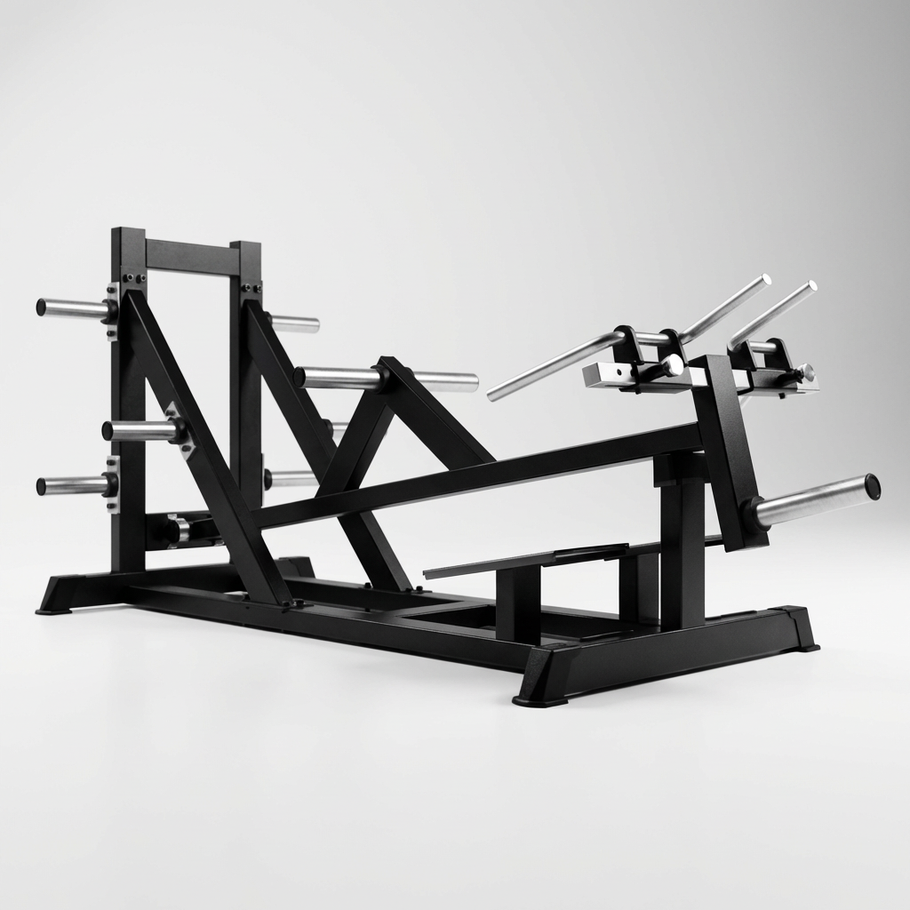 DHZ A617 Standing T-Bar Row – Professionelle Plate-Loaded Rudermaschine