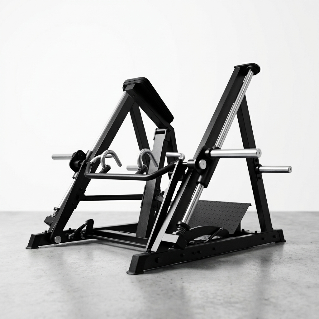 DHZ A624 Supported Angle Row – Professionelle Plate Loaded Rudermaschine für Rückentraining