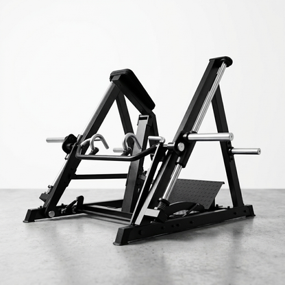 DHZ A624 Supported Angle Row – Professionelle Plate Loaded Rudermaschine für Rückentraining