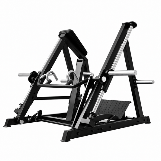 DHZ A624 Supported Angle Row – Professionelle Plate Loaded Rudermaschine für Rückentraining