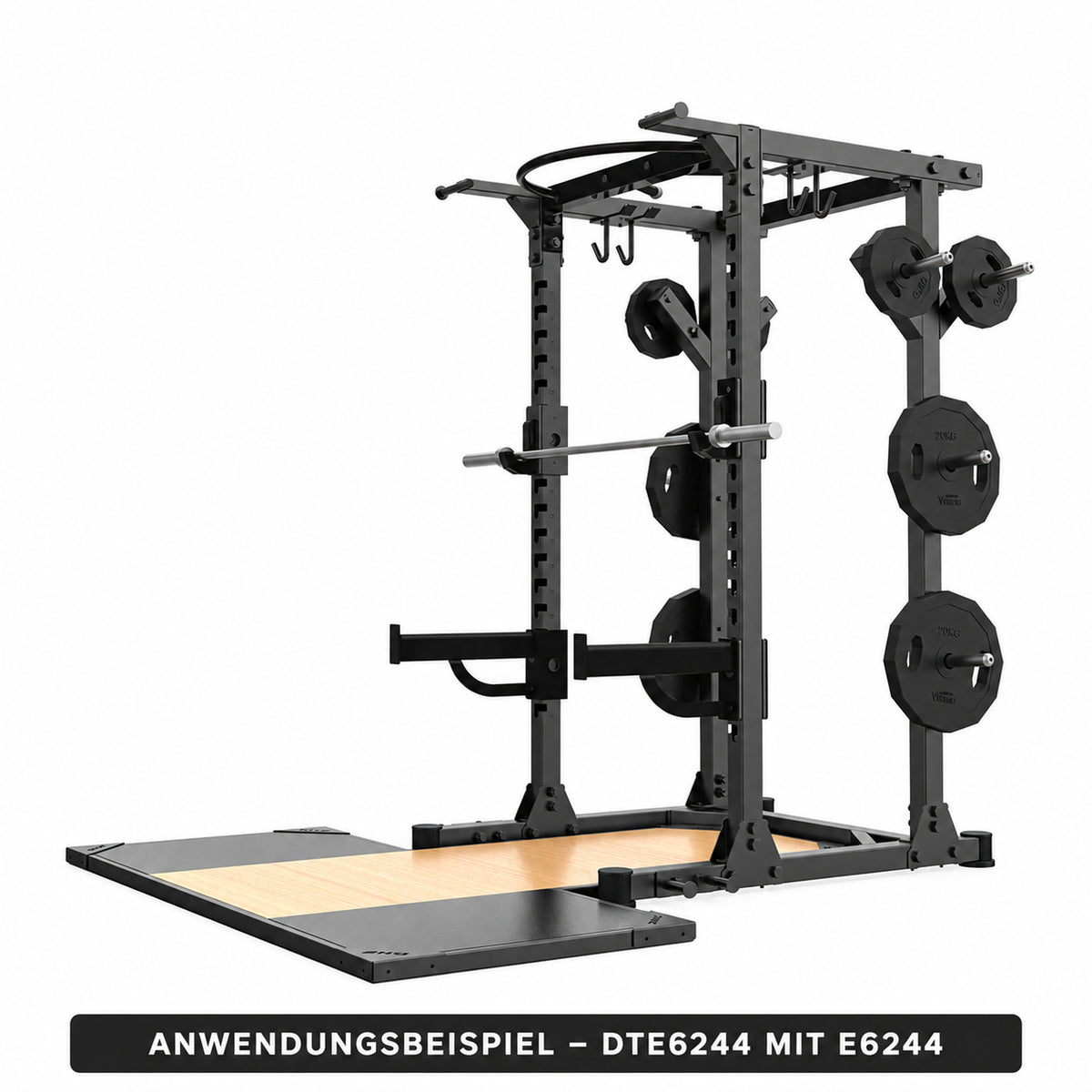 Anwendungsbeispiel: DHZ DTE6244 Gewichtheberplattform mit passendem Gerät E6244