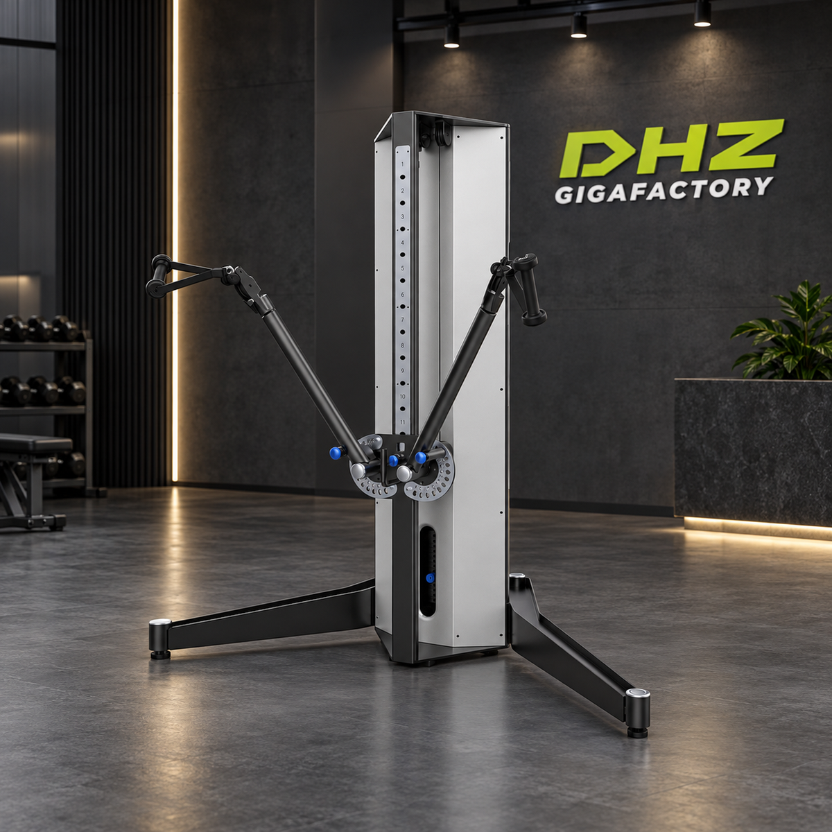 DHZ EMI1000 Dual Cable Cross im DHZ Gigafactory Fitnessstudio