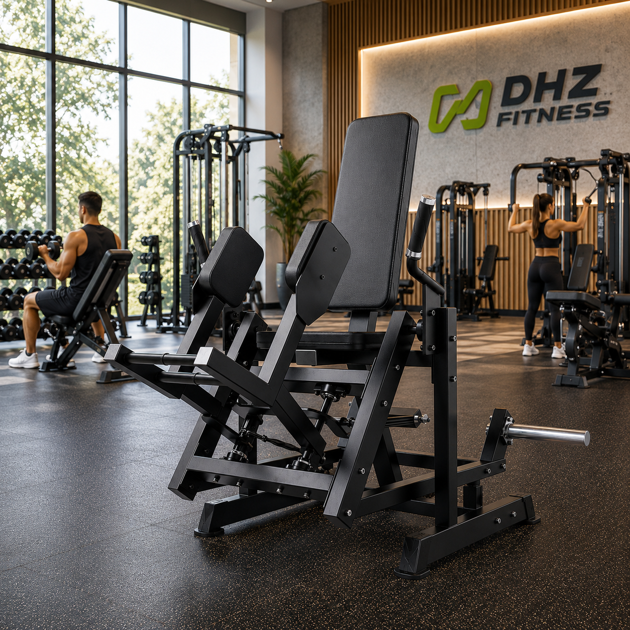 DHZ A604 Multi Abductor – Plate Loaded Abductor Maschine für professionelles Gesäßtraining