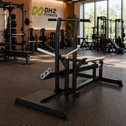 DHZ A607 Belt Squat – Plate Loaded Belt Squat Maschine für professionelles Beintraining