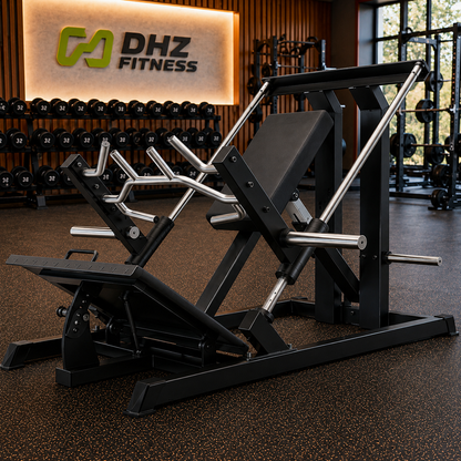DHZ A611 Incline Linear Row – Plate Loaded Rückentrainingsgerät für professionelles Rücken- und Schultertraining
