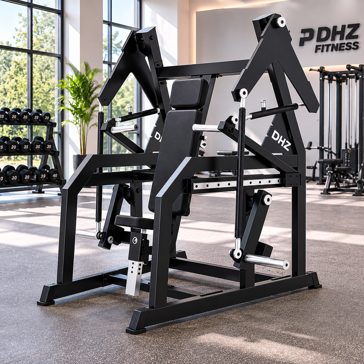 DHZ A615 Precision Chest Press – Professionelle Plate-Loaded Brustpresse