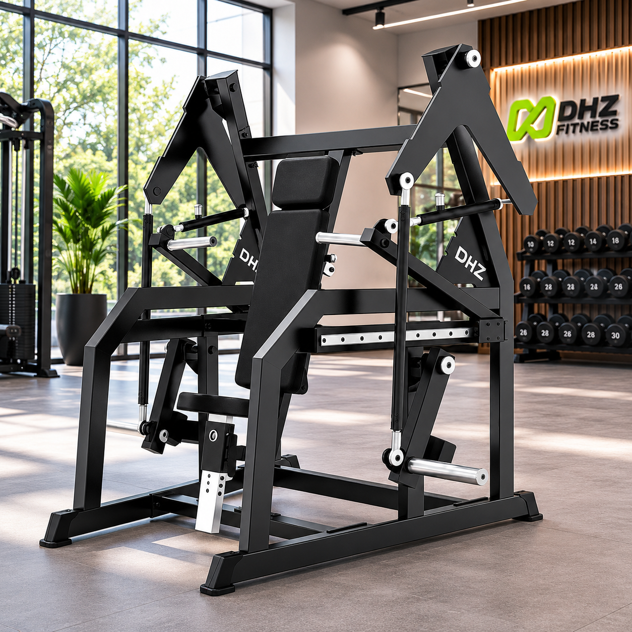 DHZ A615 Precision Chest Press – Professionelle Plate-Loaded Brustpresse